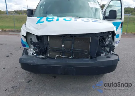 2018 Chevrolet Express 3500 Work Van from USA, damaged, VIN 1GCZGHFG8J1344533